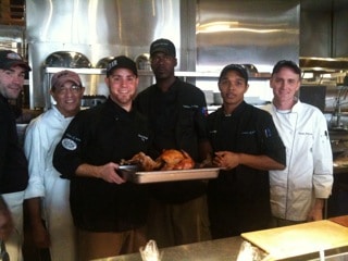 Chef Patrick Keefe & his team at Legal "C" Bar on Thanksgiving Day