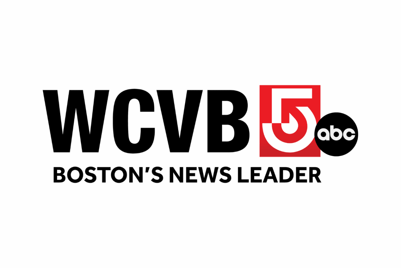 WCVB 5 ABC logo with the tagline "Boston’s News Leader" displayed in bold black letters on a white background.