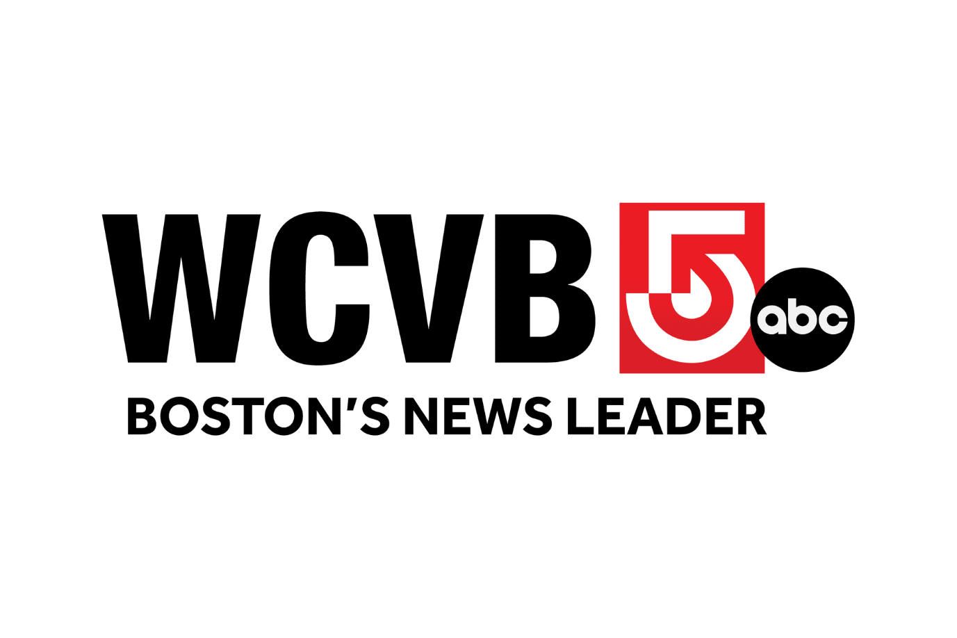 WCVB 5 ABC logo with the tagline "Boston’s News Leader" displayed in bold black letters on a white background.