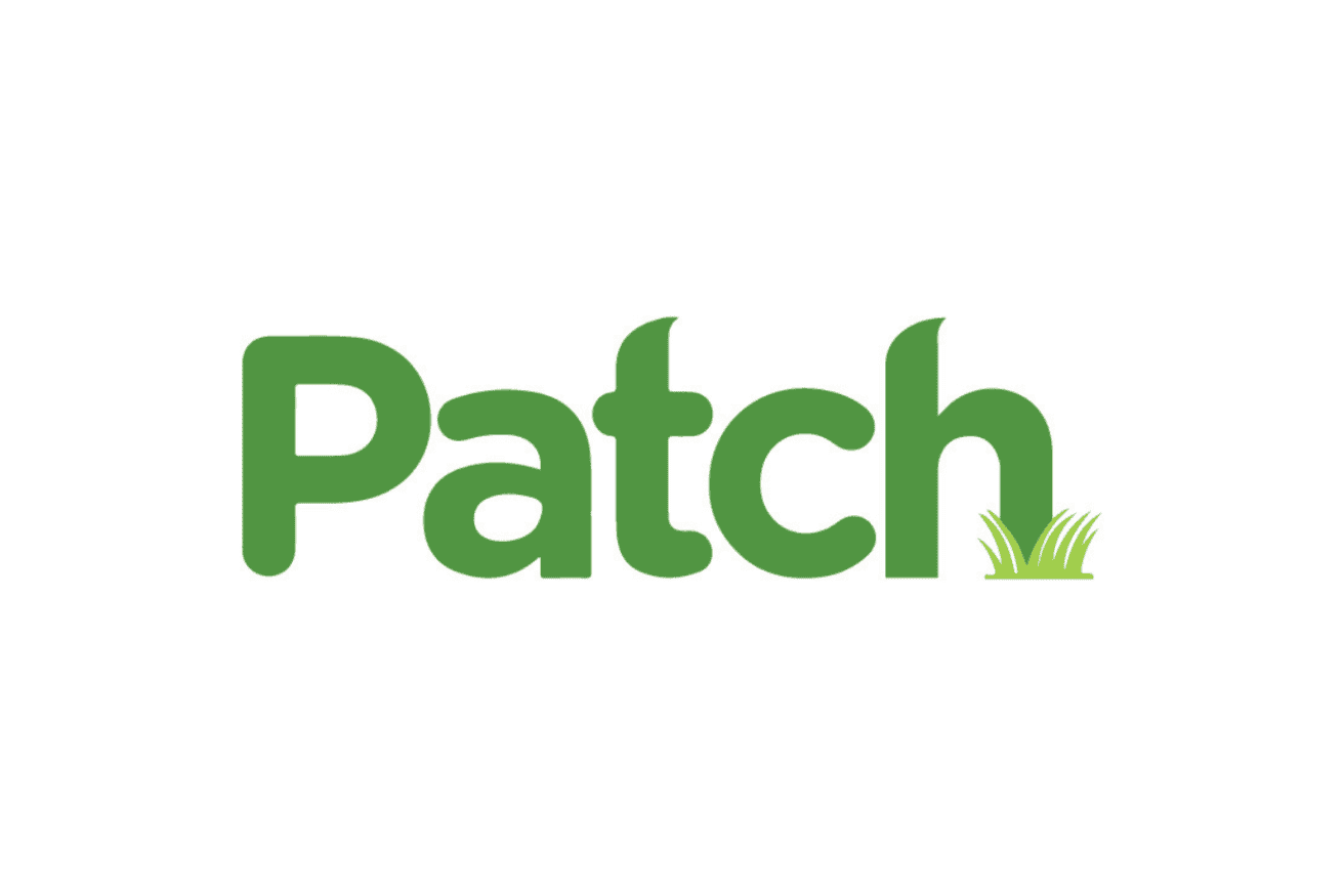 The word "Patch" in green letters with a small graphic of grass under the letter "h" on a white background.